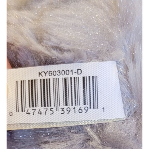 MTY Gray Owl Blue Bow Glitter Eyes Plush Stuffed Animal Toy 8" - Picture 8 of 9